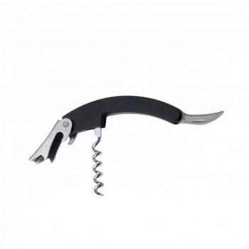 Cavatappi da Cameriere in Acciaio Inox Nero
