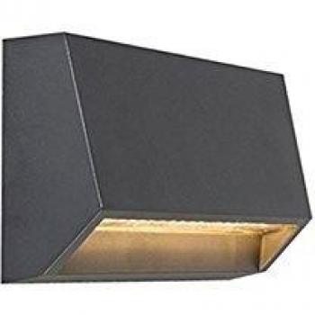 Aplique gris oscuro LED para exteriores IP65