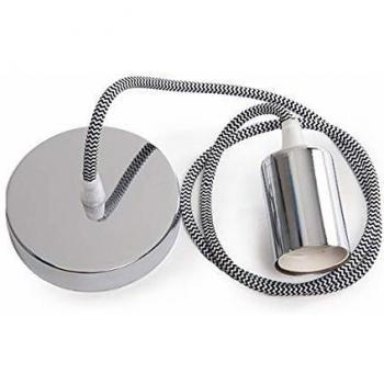 Greenice pendel e27 cable 1000 x 075mm tela roseton