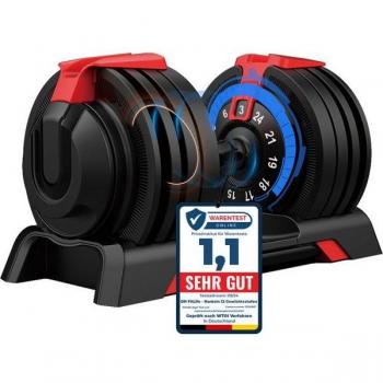 DH FitLife Haltères Courts Ajustables