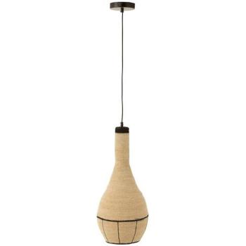 Suspension en Jonc Poire 56cm
