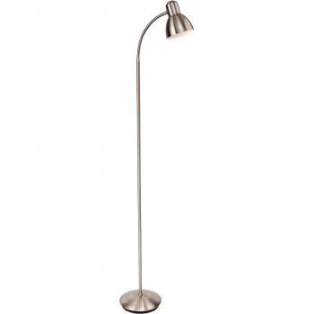 Firstlight Morgan Classic Style Floor Lamp with On/Off Switch Brushed Steel