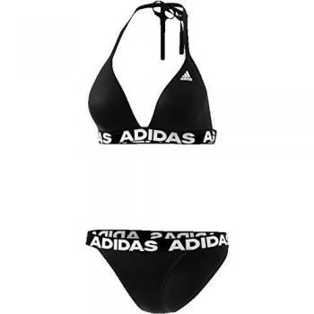 Adidas Damen Bikini Neckholder Set, Schwarz, 32 EU