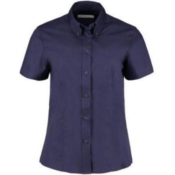 Kustom Kit Ladies Short Sleeve Oxford Blouse
