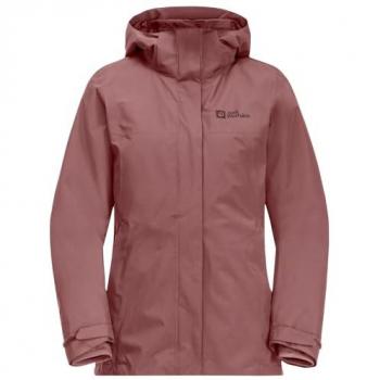 Jack Wolfskin Luntal 3-in-1 Women's Jacket Mineral Red XL
