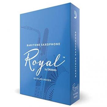 Rico Royal Baritone Sax Reeds, 10-Pack, Strength 3