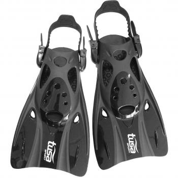 Aletas de Snorkel TUSA Sport Strap – Negro, Talla S