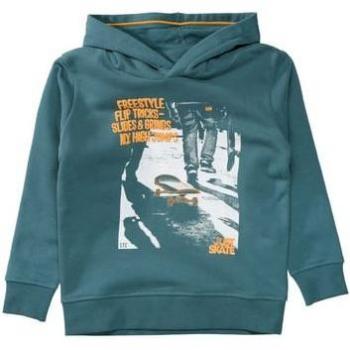 STACCATO Felpa dusty petrol con cappuccio