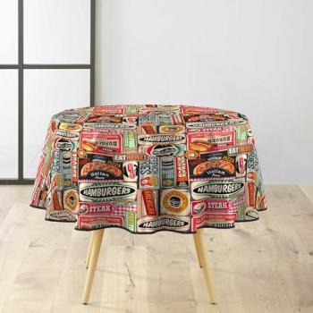 Nappe Ronde Multicolore 160 cm PVC Americano
