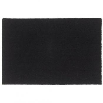 Vidaxl 60x90 cm Black Tufted Coir Door Mat