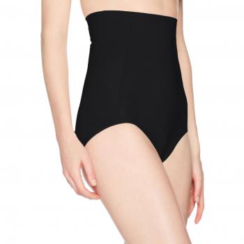 Spanx Damen SS1815 Schwarz Taillenslip 38 (Herstellergröße)