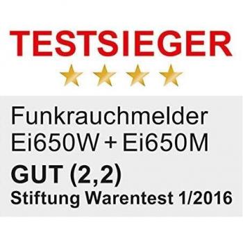 EI Electronics 10‑Year Lifesaver 650 W Smoke Alarm – White, Individual