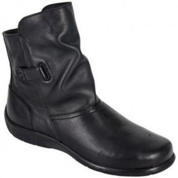 Pelle Nappa Stivaletti Superleggeri UK 5 Nero