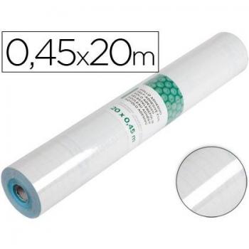 Rollo adhesivo liderpapel transparente rollo de 0,45 x 20 mt