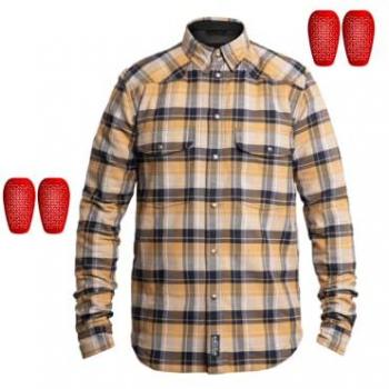 John Doe Camicia Motoshirt Beige Uomo