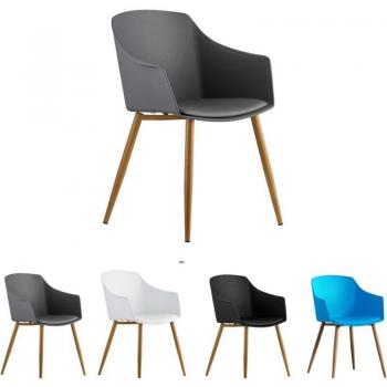 Solid Wood Leg Dining Chair – Eden Grey