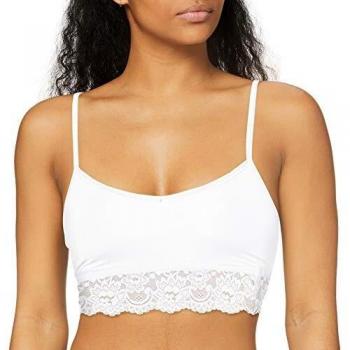 Sloggi Romance Bralette, Sujetador, Mujer, Blanco, Talla 38