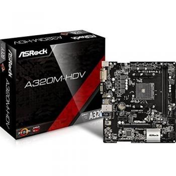 ASRock A320M‑HDV: scheda madre micro‑ATX compatibile AMD Ryzen