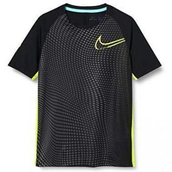Nike Jungen CR7 B NK Dry TOP SS T-Shirt, Schwarz/Limonen-Venom