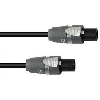 Cavo professionale Sommer 2x1.5mm Speakon 2.5m black