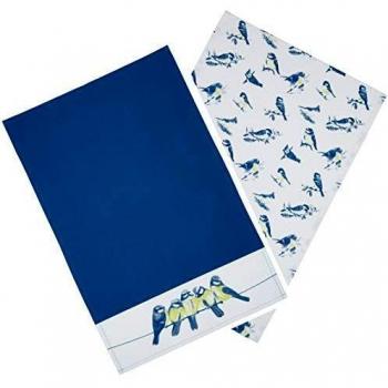 BlueSky Serenity Tea Towels – 100% Cotton, 70x47cm, Two-Item Set