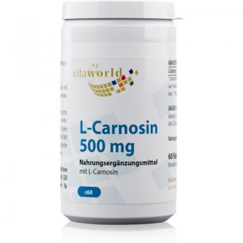 Vita World Carnosin 500 mg für Ihr Wohlbefinden 60 Kapseln