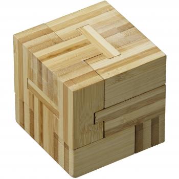 Philos Spielwaren Slide-Cube in Bambus mit 4 Puzzleteilen