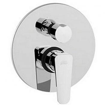 Mitigeur encastré Sly Paffoni 3 sorties Ø 200 mm, finition chromée-laiton SY019CR