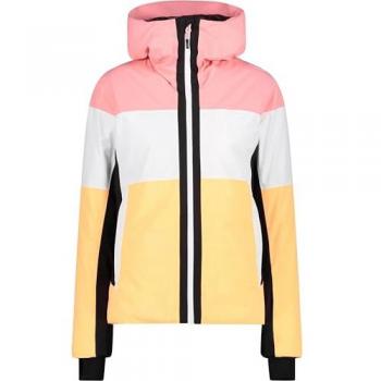 Jacket “Fix” avec capuche – Twill pastel (rose, blanc, jaune) – L – Femme