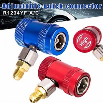2 Pcs Automotive R1234yf AC Quick Coupler Kit