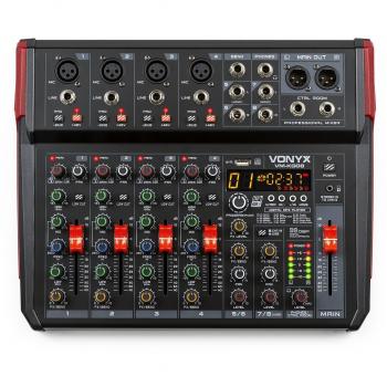 Mezclador Vonyx VM-KG08 para Grabación 8 Canales