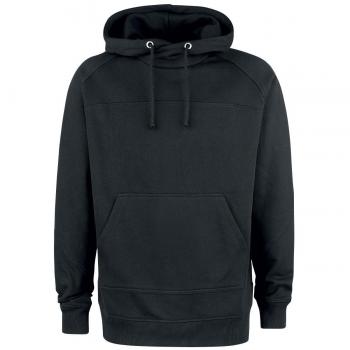 Felpa con cappuccio nera Black Premium by EMP