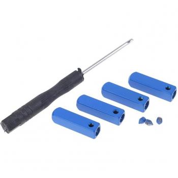 Vis de Fixation Aglet – Pack 4 pièces, Métal Brûlé