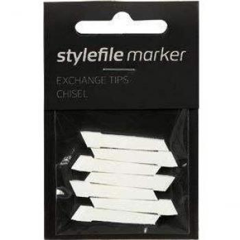 Stylefile Chisel Marker Spitzen, Set mit 7 Stück