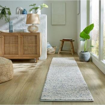 Teppich FLAIR RUGS Minerals, Kunstfaser und Wolle, 3 mm Höhe