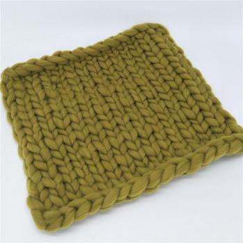 Acrylic Fiber Newborn Basket Filler Blanket 40*35cm