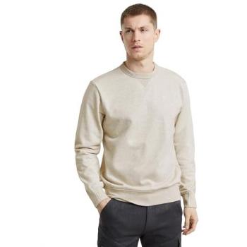 Longpullover G‑STAR „Nifous Sweatshirt“ Herren Weißbait HTR, 58 % Baumwolle, 42 % Polyester – Gr. S
