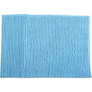 Tapis de bain en chenille 50x80 cm bleu clair