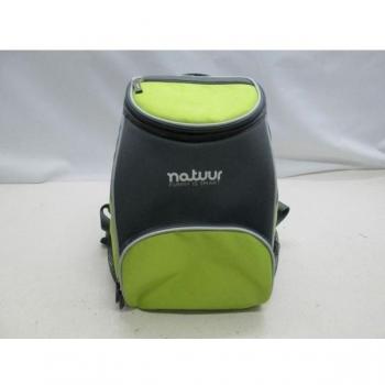 NEVERA CAMPING FLEXIBLE VERDE Y GRIS 12 L NATUUR