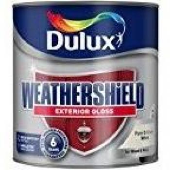 Dulux Pure Brilliant White Weather Shield Exterior Gloss Paint 2.5L