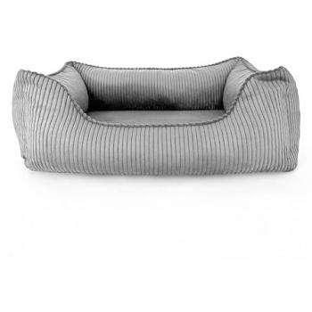 PAW WOW Haustierbett Anton – grau cord – Medium