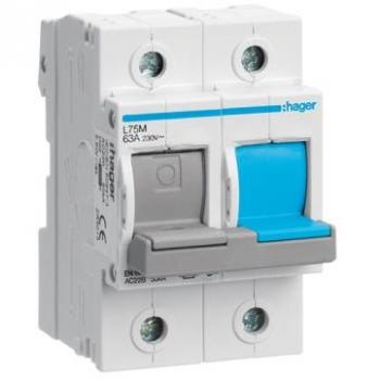 Waterzuiveraar Hager L75M met cartridge-installatie
