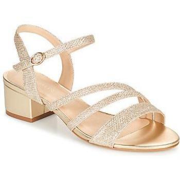 Sandales ZEDI-GLIT Dorées pour Femme Cosmo Paris
