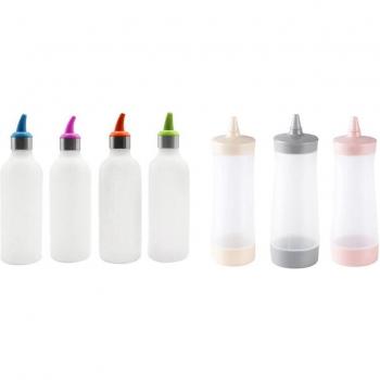 Condiment Squeeze Bottles Set (4-Pack)