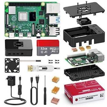 Kit Raspberry Pi 4 Model B 8GB RAM + MicroSD 32GB