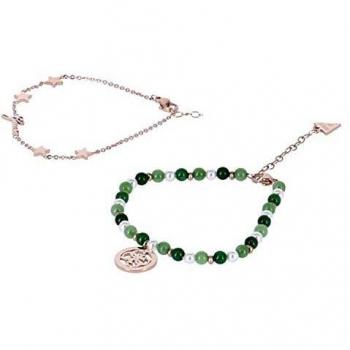 Bracciale Eleganza Verde e Nero di Guess