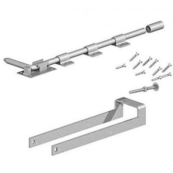 GateMate Double Field Gate Fastener Set with Garage Door Bolt