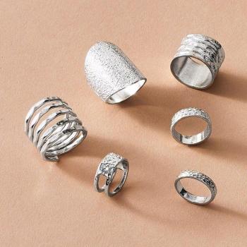 Set Tocona 5x Plata: Accesorios de Joyería Minimalista