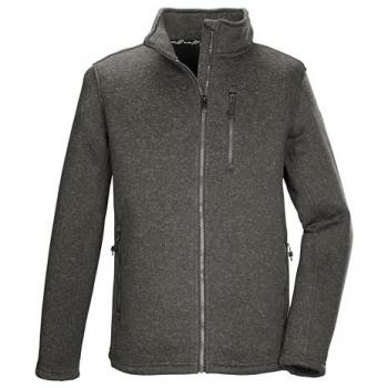 Killtec Strickfleece‑Jacke KOW 73 – Zipper‑Taschen, Kinnschutz, 100 % Polyester