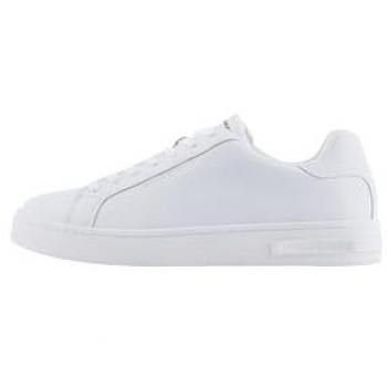 Ledersneaker mit Label‑Prägung Modell 'ACTION'